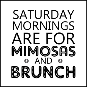 mimosas and brunch